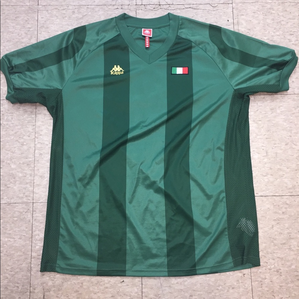 Kappa Soccer Jersey Mens XL green obo